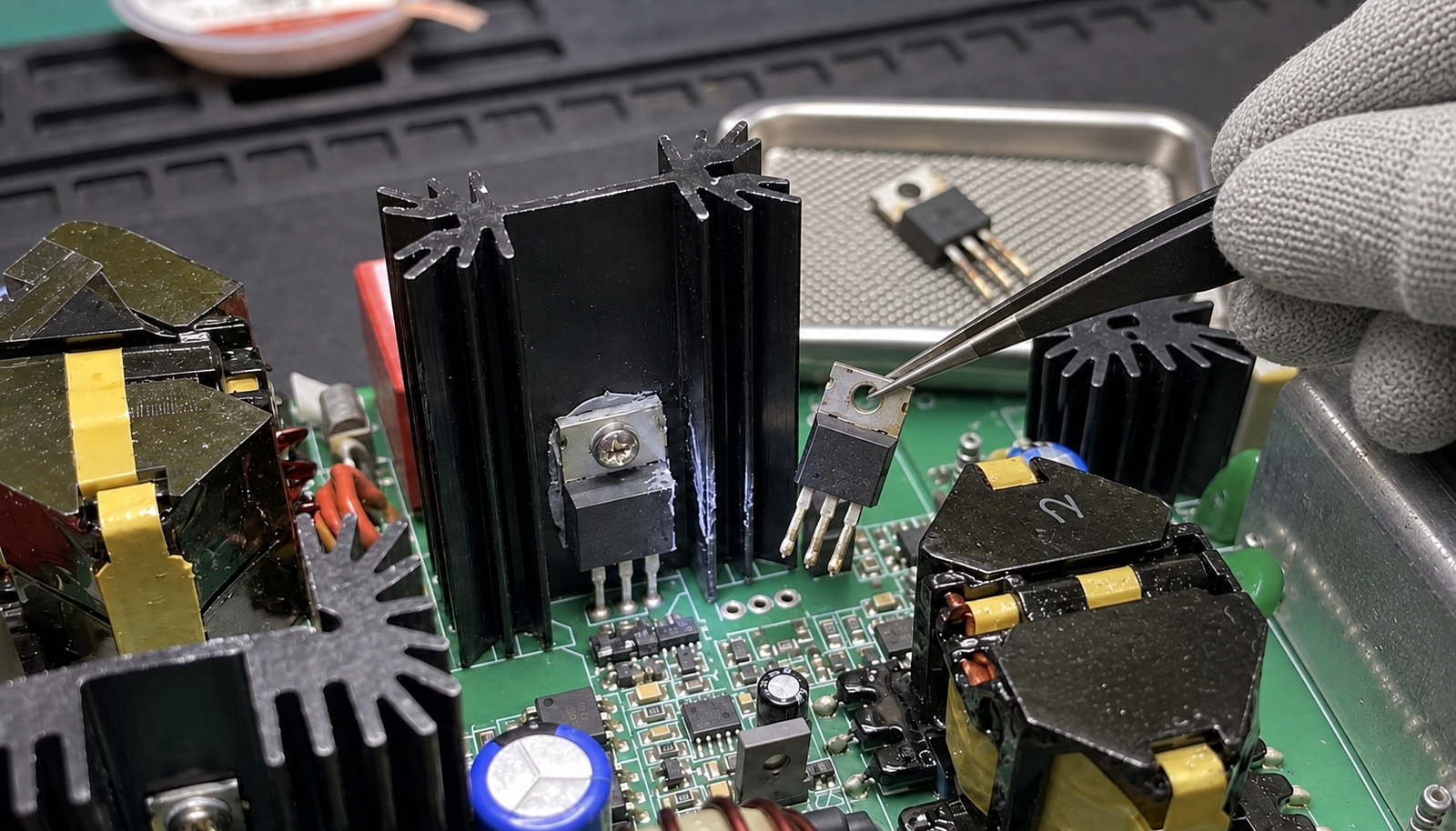Reconstructed removal of a failed rectifier device from the power module