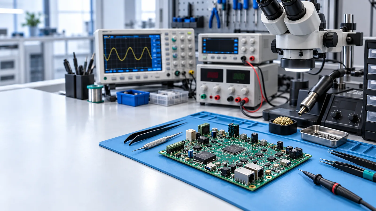 PCB diagnostic workbench
