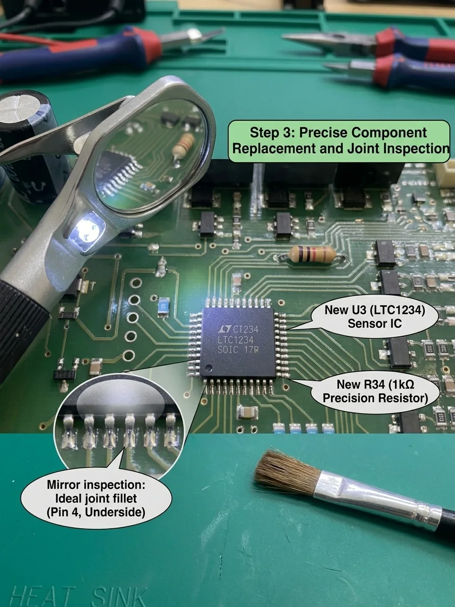component installation on an E11 relay control board