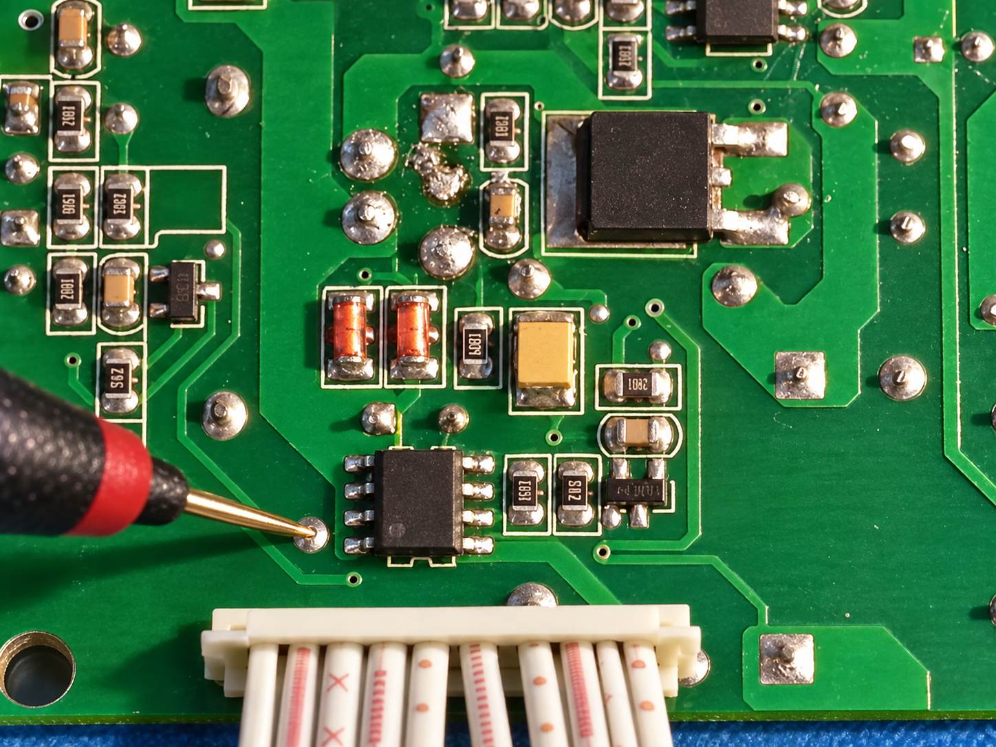 Reconstructed diagnostic check of the PM-8000 power path