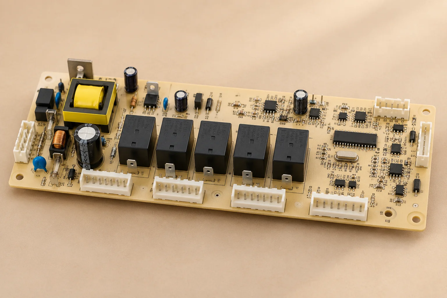 Illustrative appliance control boards PCB